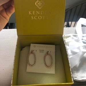 Kendra Scott Elle Open Frame Crystal Drop Earrings